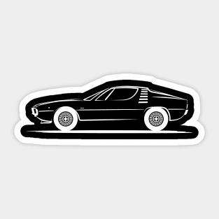 Alfa Romeo Montreal White Sticker